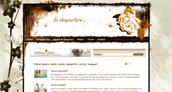 Desktop Screenshot of ladespartire.ro